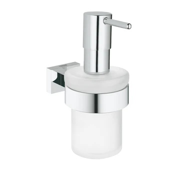 

Soap dispenser with Holder Grohe essentials cube, Chrome (40756001)