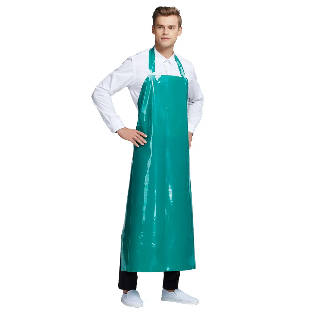 

PVC Apron Kitchen Chef Long Waterproof Apron Wear-Resistant Durable Thickening Long Adult Hotel Overalls Apron Men And Women