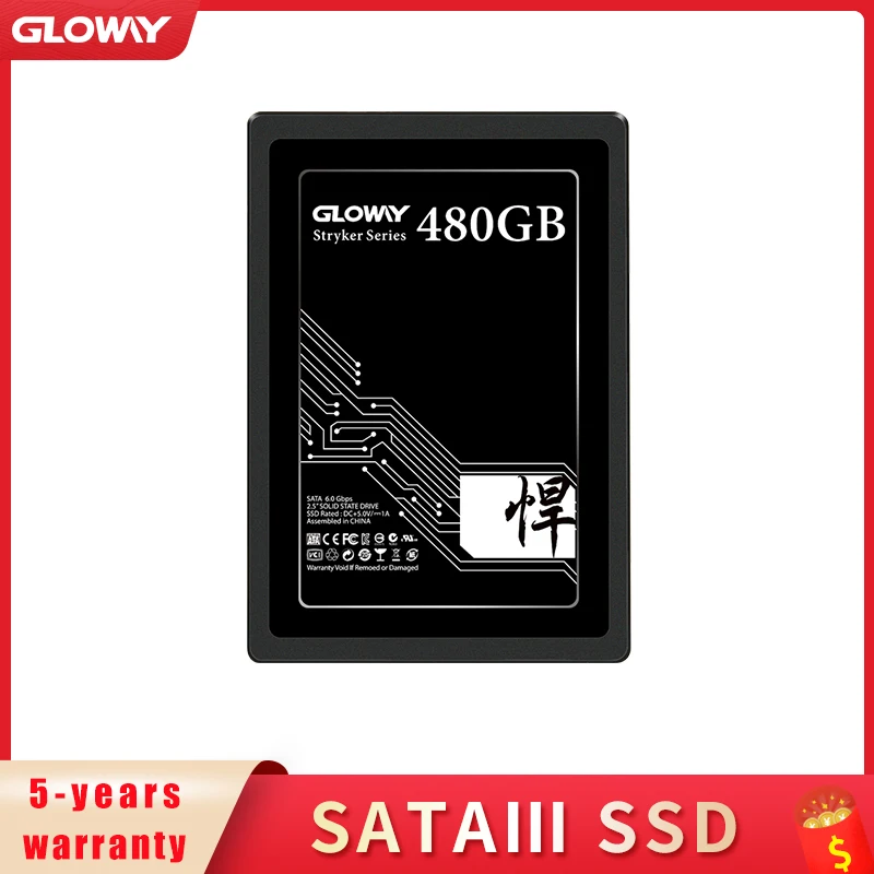 Gloway высокое качество 5 лет гарантии SSD 480 ГБ 720 ГБ, SATAIII, SSD SATA3 Твердотельный накопитель HD по заводской цене