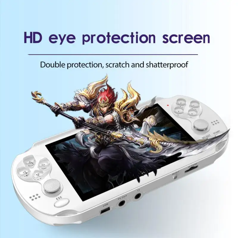 X1 Game Console For PSP 4.3-inch Game Console Nostalgic Classic Dual-Shake Game Console 8G Built-in 10,000 Games 8/16/32/64 Bit