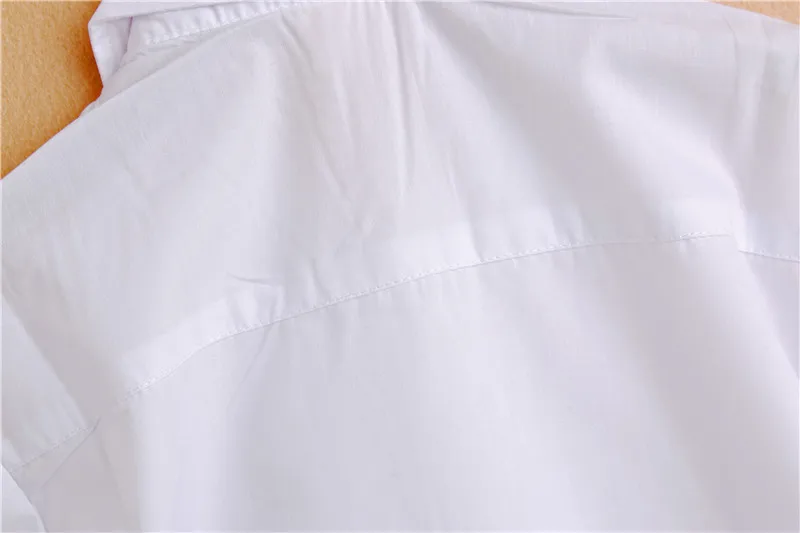 Импортные товары; детская одежда; сезон весна-осень; стиль; белая рубашка для мальчиков; детская хлопковая рубашка с короткими рукавами; Базовая белая рубашка