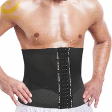 LAZAWG Men Trimmer Waist Trainer Slimming Belt Belly Trimmer Body Shaper Wrap Workout Fitness Corsets Sport Burner Weight Loss