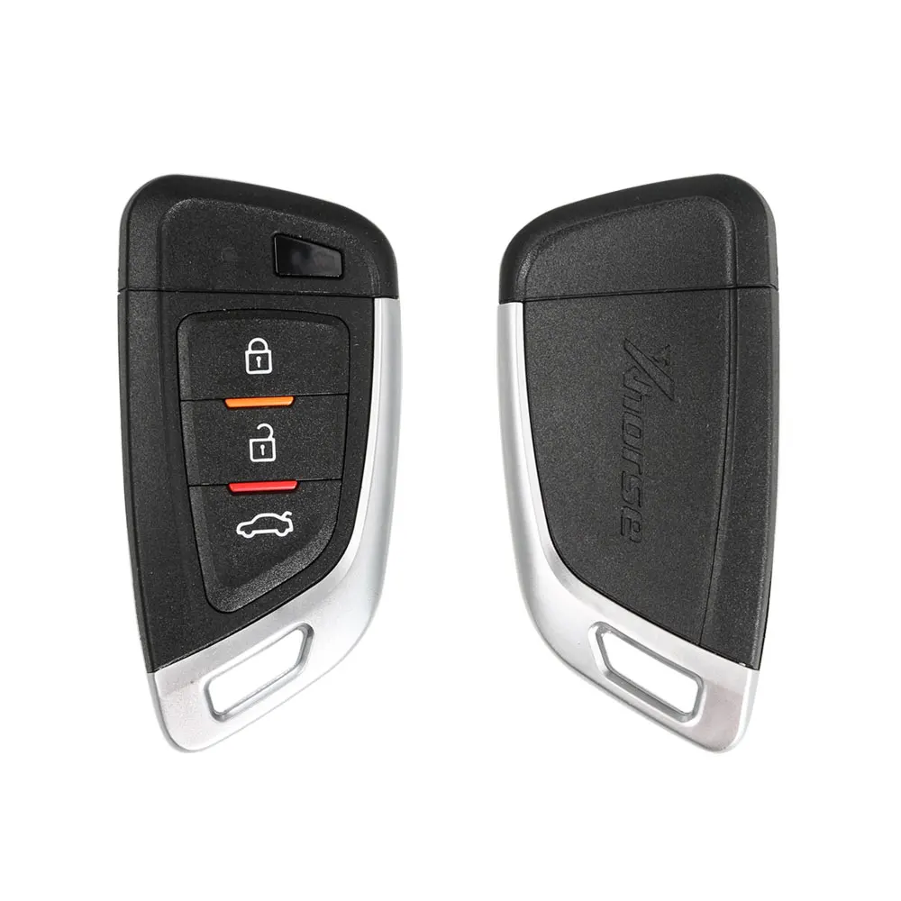 KEYECU 5 Xhorse универсальное автомобильное зарядное устройство с приближения 3 кнопки смарт Тип ключ для ключа VVDI