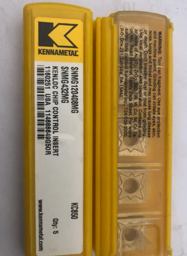 10 шт. KENNAMETAL SNMG120408MG KC850