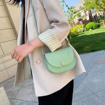 

Small fresh small bag female 2020 new wild ins saddle bag high-quality foreign shoulder bag messenger bag