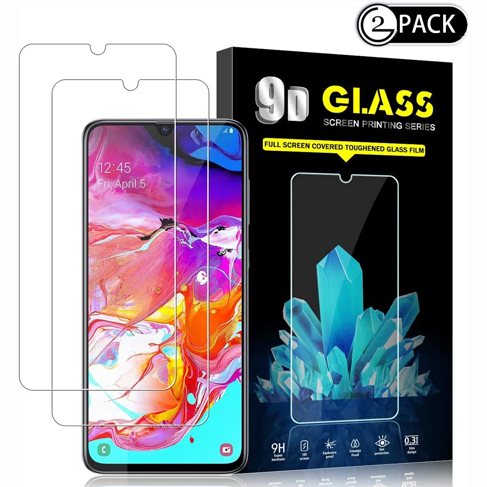 Защитное стекло для Samsung Galaxy A70 A50 A20 A30 A10 A10e A20e A2 Core A70s 2 шт. | Мобильные телефоны и