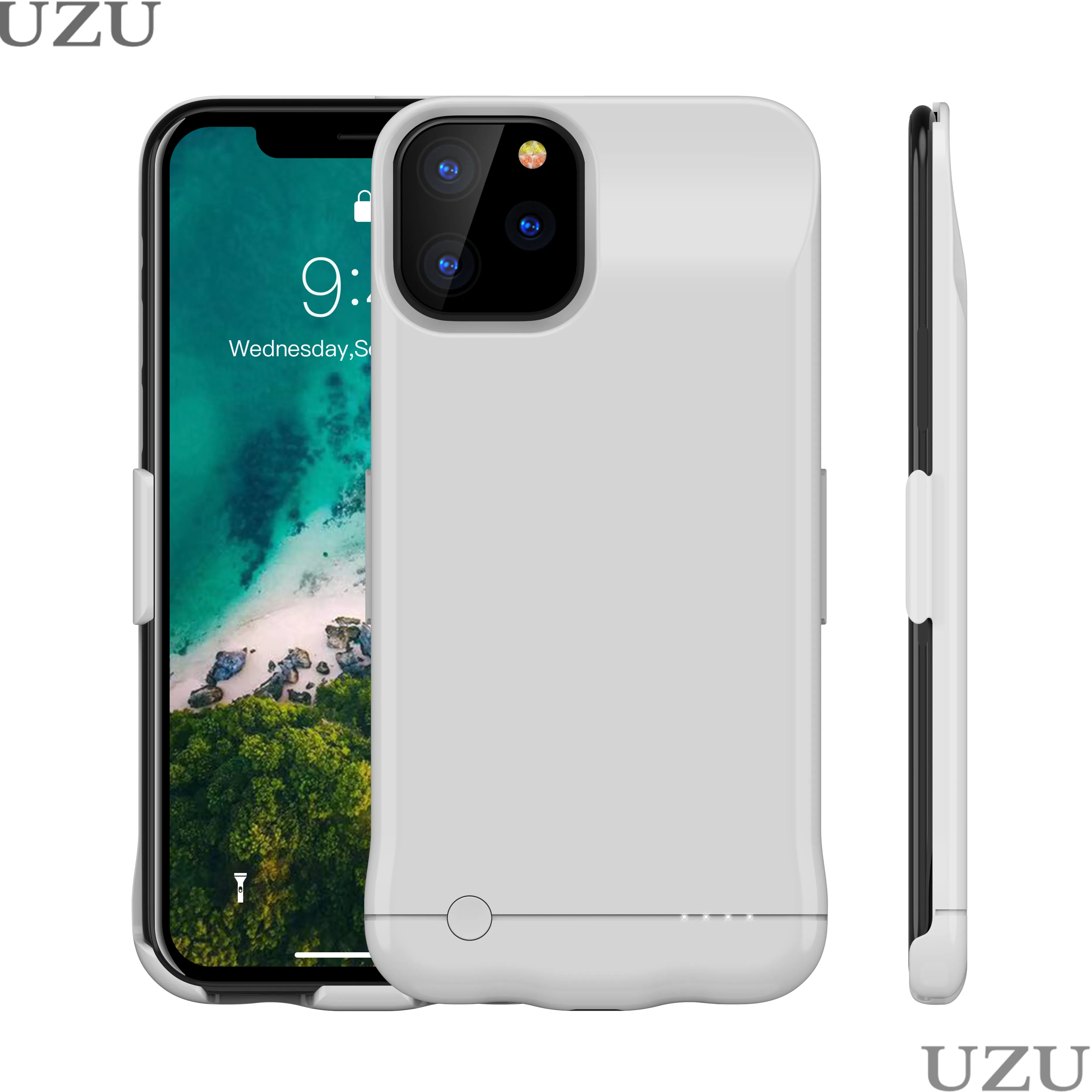 

6200mah high power bank charger case for iphone 11 Pro Max external portable wireless charging cover for iphone 11 Pro Max