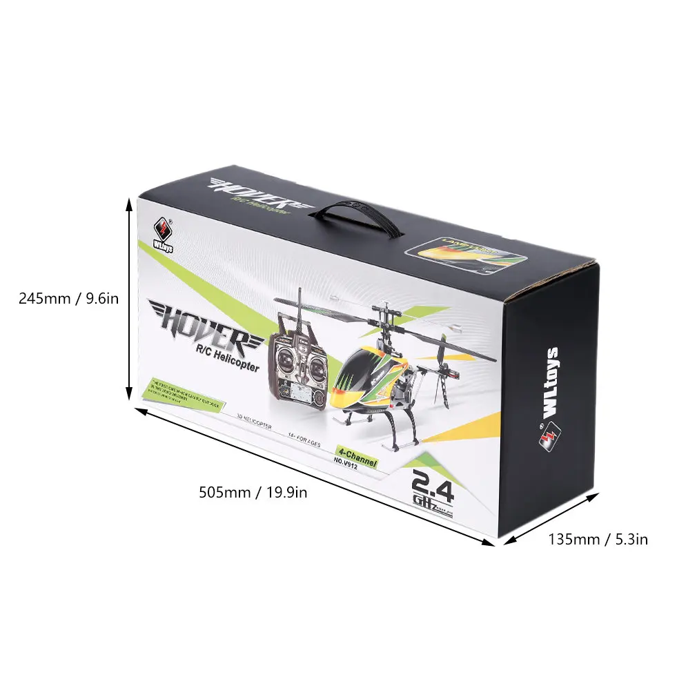 WLtoys V912 4 канала оснащен 2,4G ЖК-пульт дистанционного управления вертолетом пульт дистанционного управления самолетом высокое качество Горячая Новинка