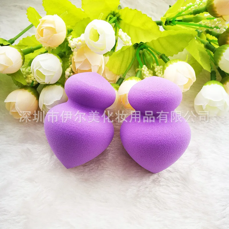 Spinner-Shaped гидрофильный пуф для макияжа капли воды Губка слоеного Хлопка Косметическая пуховка яйцо спонж для красоты пуф для макияжа