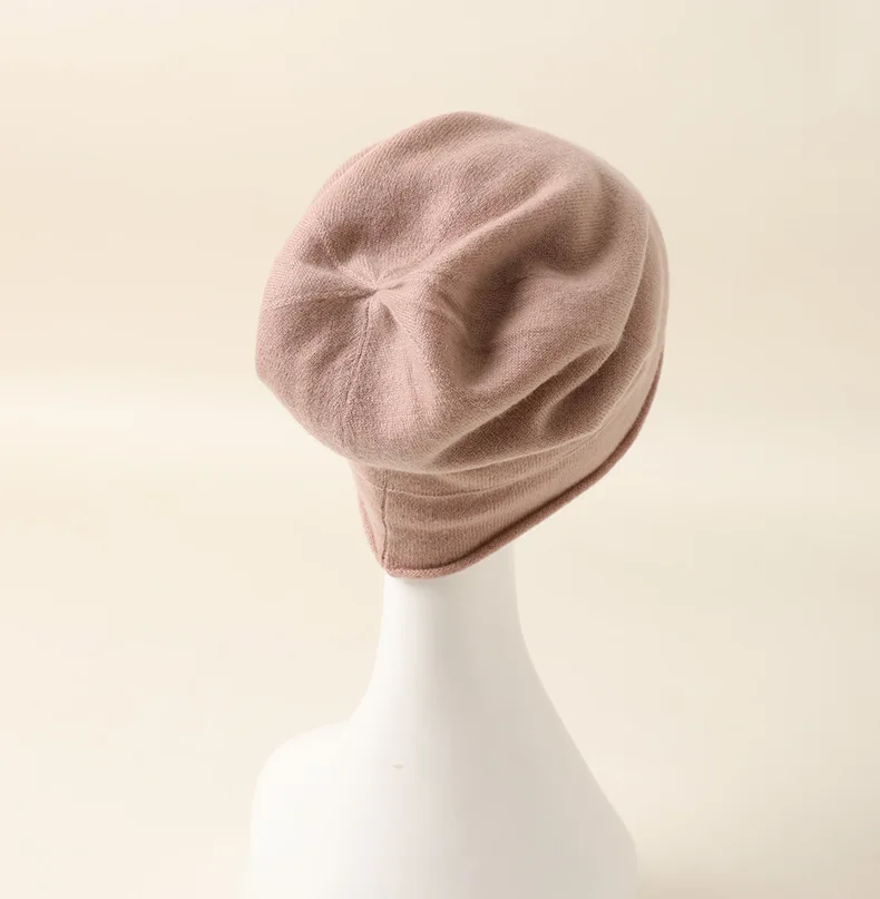 Cashmere Hat Winter Hats for Women Pashmina Womens Beanie Hats for Womens Mens Gifts Inner Monglia Cashmere