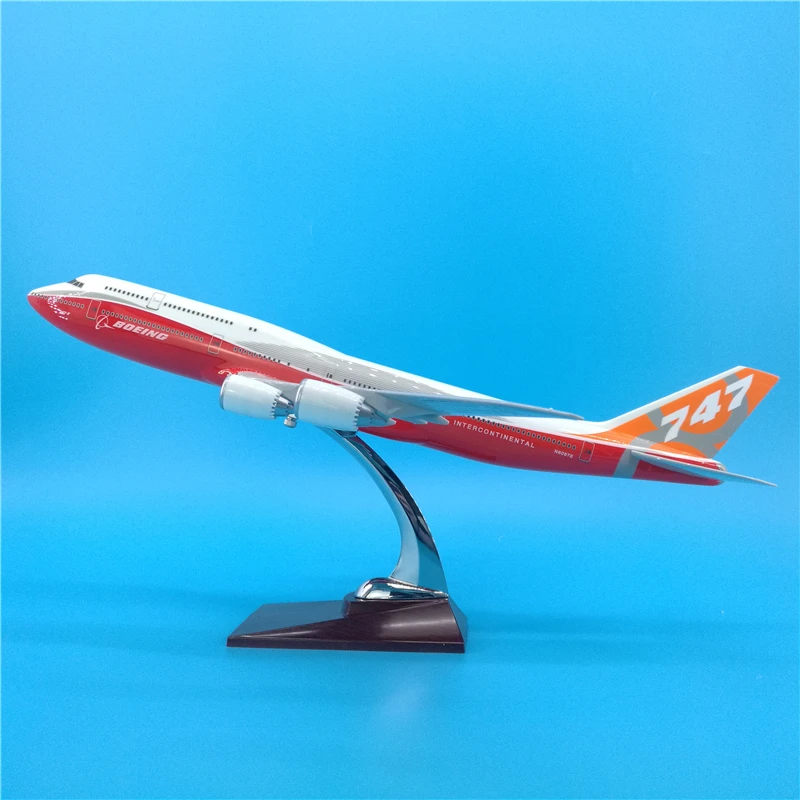 

47CM Airplane Boeing B747-8 Prototype Aircraft Airline Model Diecast Plastic Resin Plane For Collectible