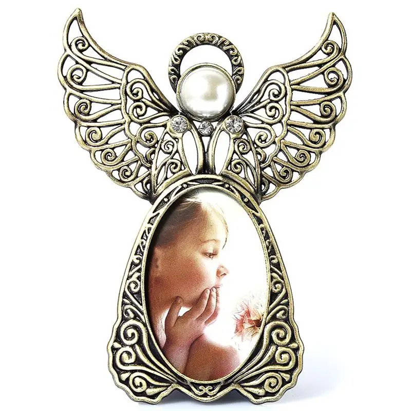 2 87 &quotx 1 89&quot Горячие Крылья ангела металлические винтажные фоторамки креативные