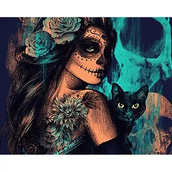 

Handmade Painting By Numbers Dropshipping Elephant Canvas Decoration Art Picture Craft Diy Toys For Children Manualidades