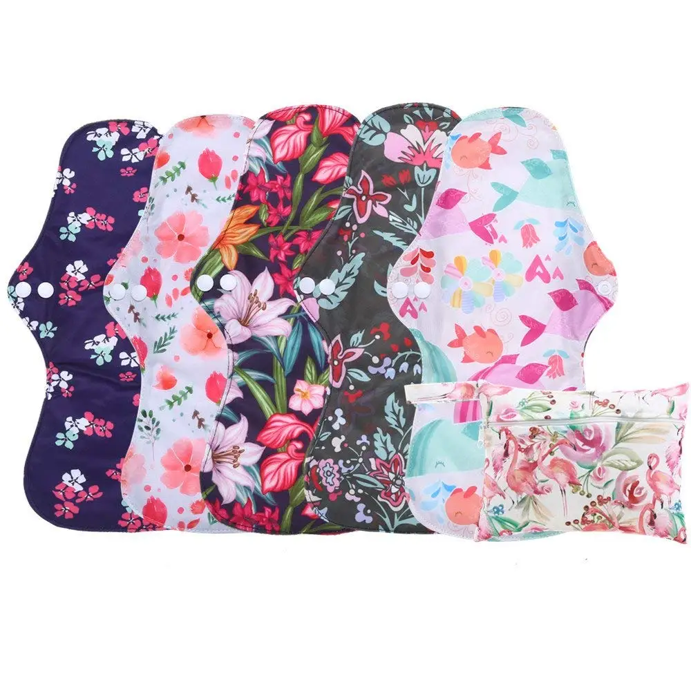 

Reusable Heavy Flow Menstrual Pads Set Waterproof Absorbent Sanitary Pad
