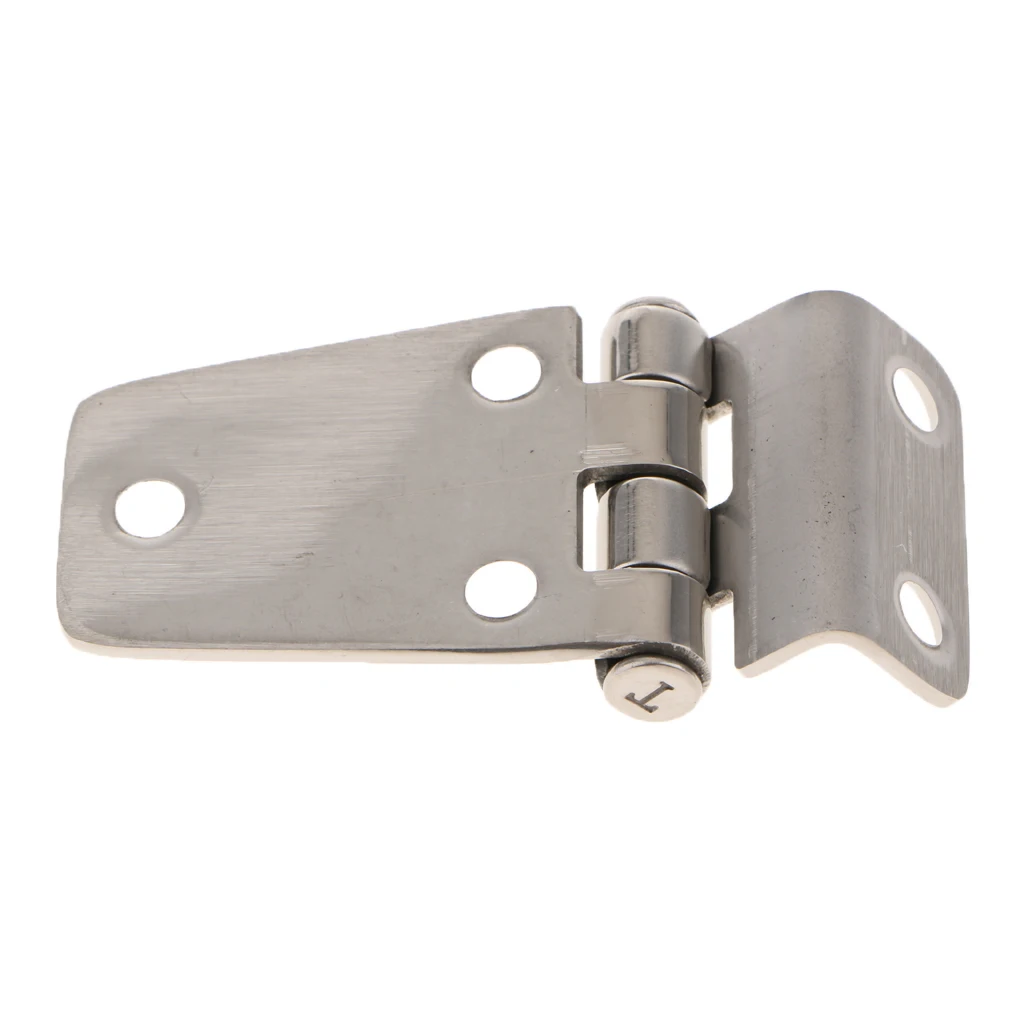 Marine 304 Stainless Steel Door Hinge Short Side Door Hinge for Boat RV Yacht Hardware Horsebox 75x40mm Boating Accessories
