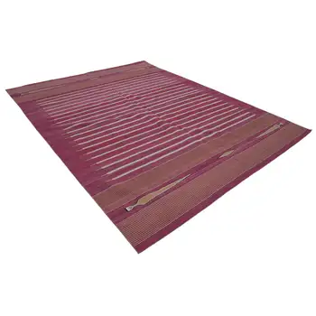 

247x312 Cm Pink Handmade Dhurrie Rug-8x10 Ft