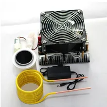 4KW/4000W ZVS High frequency Induction Heater Heating PCB Board Heating Machine Melted Metal+ Coil+ Crucible+Pump