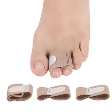 1PCS Broken Toe Wrap Fabric Toe Splint Toe Cushion Bandage Finger Protector Straight Hair Hammer Toe Separator