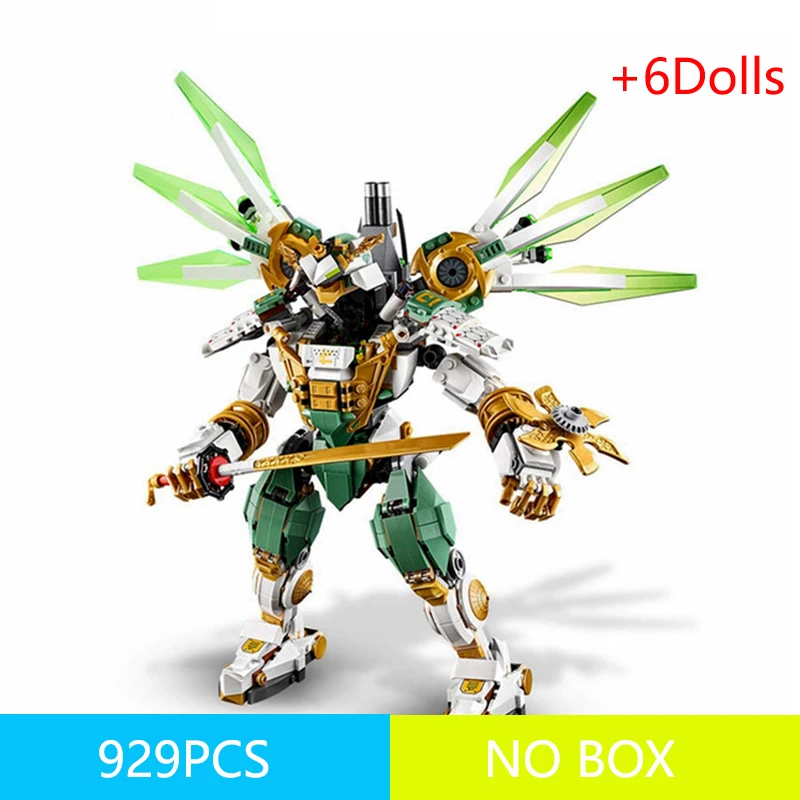 Новинка 2020 г. строительные блоки Ninjagoed Lloyd's Titan Mech Spinjitzu совместимые с Lepining 70676