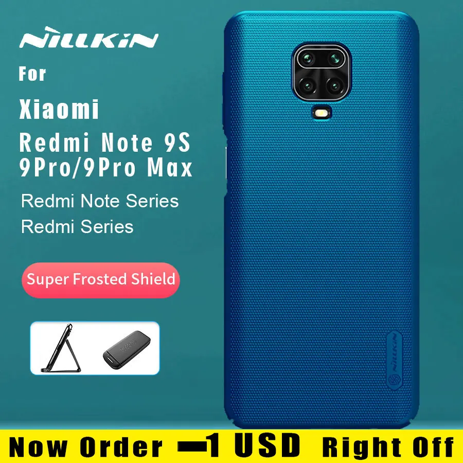 Nillkin для Xiaomi Poco X3 NFC глобальная версия чехол Redmi Note 9S 7 8 9 Pro Max 8T матовый защитный