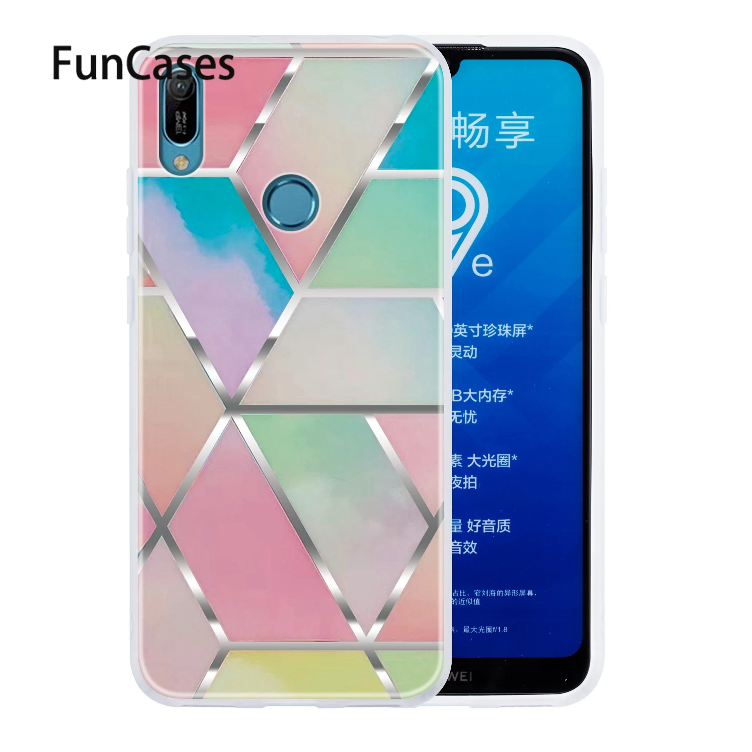 Pelindung Ponsel Case untuk Coque Huawei Y6 2019 Lembut Silicone Cover SFor Huawei Armor Kehormatan 8A Bermain Y7 Perdana 2019 Y5 2018