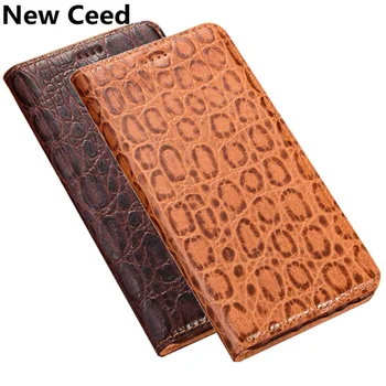 

High-end Luxury Genuine Leather Phone Bag For Motolora Moto One Action/Motolora Moto One Vision Phone Case Card Slot Holder Flip