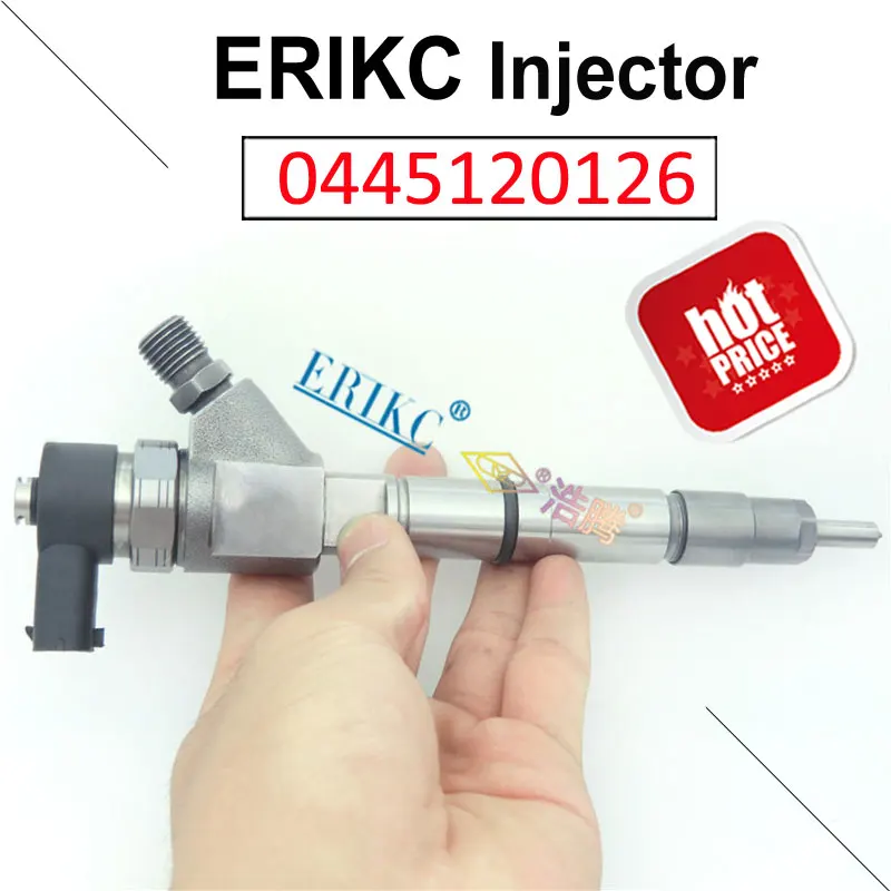 ERIKC 0445120126 Топливный насос инжектор в сборе 0 445 120 126 дизельный двигатель Inyector 0445 120 126 для KOBELCO MITSUBISHI