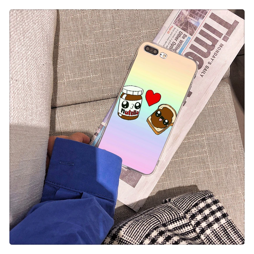 Забавный пищевой шоколадный чехол для телефона с принтом пиццы картофеля фри для iPhone 6S 6plus 7 8 7 8Plus X Xs MAX 5 5S XR 11 pro max - Цвет: A8