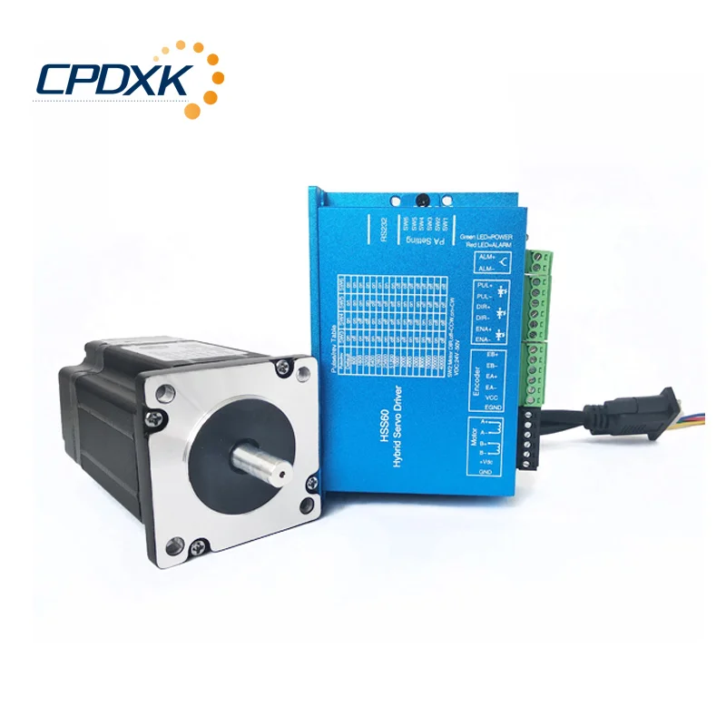 

NEMA 24 /NEMA 23 2.0N.m 3.0N.m servo closed -loop servo motor + driver HSS57+ 2 meters encoder cable For CNC router
