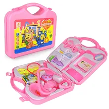 15 Pcs Kids Doctor Toy Medicine Box Set Play House Toy Stethoscope Simulation Doctor Equipment See Disease Games Child Cosplay