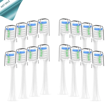 

16pcs with cap Home Sonic Electric Toothbrush General Brush Head Oral Care Tool Tooth Brush For xiaomi Soocas X3 X1 Heads