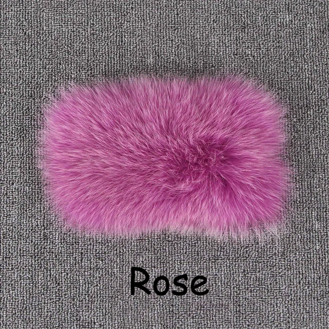 Rose Стиль шуба из натурального Лисьего меха женская куртка из натурального Лисьего меха женский подлинный натуральных мех пальто женская зимняя верхняя одежда с капюшоном - Цвет: Rose