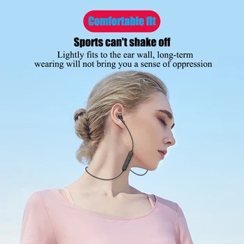 

Earphones with Bluetooth chip, wireless ear hooks, microphone Headphones, Running Sports Waterproof Sports Noise Canceling