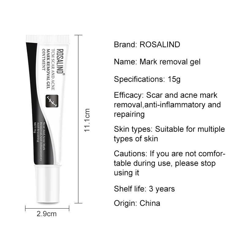 ROSALIND Acne Scar Treatment Face Cream Stretch Mark Remover Acne Pimple Spot Repairing Scar From Acne Skin Care Whitening Cream