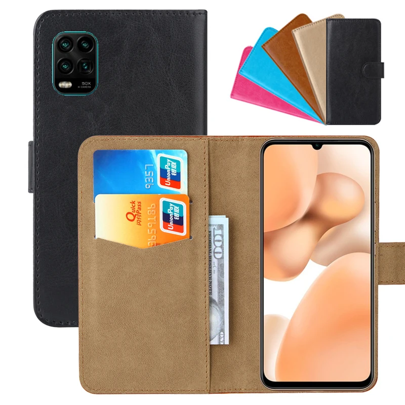 Роскошный чехол-кошелек для Xiaomi Mi 10 Lite Zoom Edition (Mi Youth) откидной Чехол из
