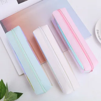 

Laser Pencil Case Novelty Kawaii Pencil Pouch Student Stationery Pen Case High Capacity Pencil Bag Kawaii Bag School Supplies