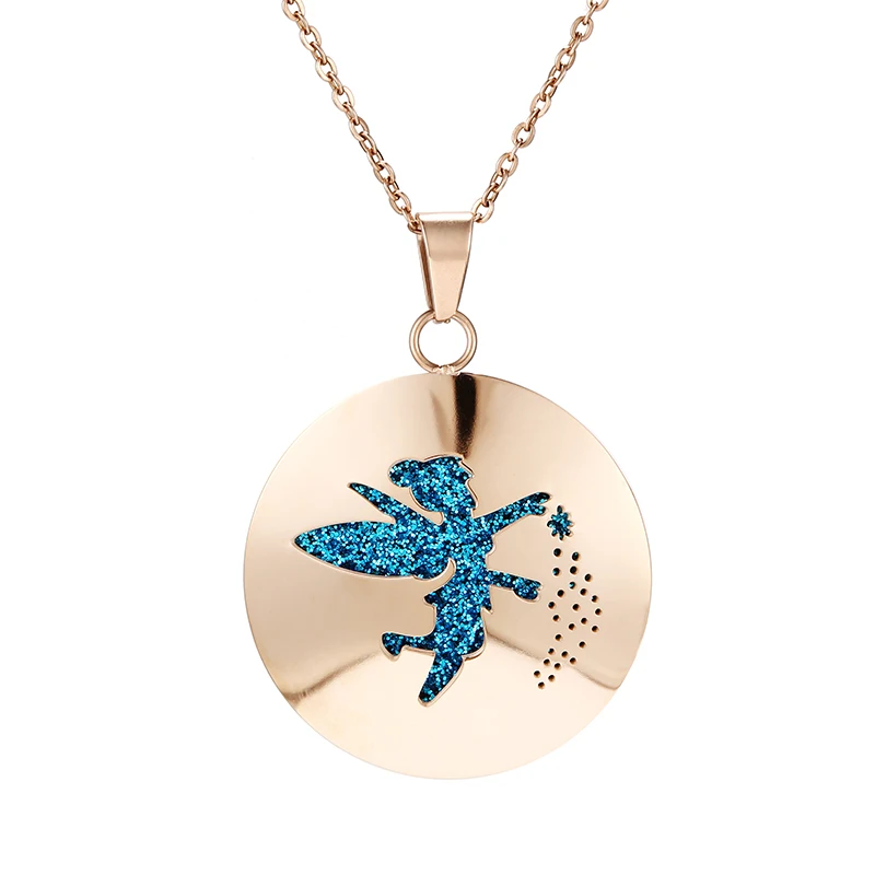 Style-18 Животное ароматерапия диффузор Neckalce эссенция масло медальон со светорассеивателем кулон Аромат из нержавеющей стали розовое Золотое ювелирное ожерелье - Окраска металла: Style-18