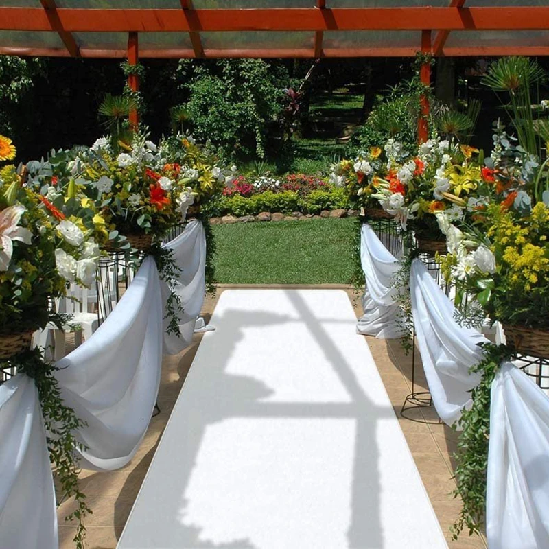 Classic Black Non-slip Carpet, Wedding Aisle Runner, Non-woven Fabric Decoration, Film Carpet, Funeral Event