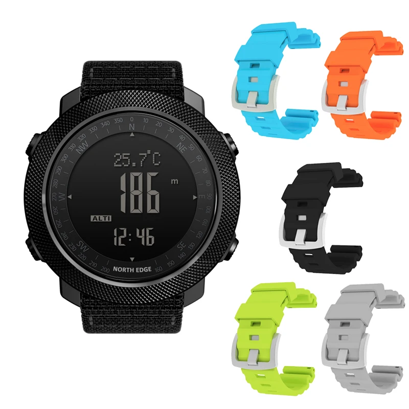 Sports Top Sports Men digital Watches Barometer 3D pedometer Waterproof LED Digital Watch Casual Men's Wristwatches Swim Clock