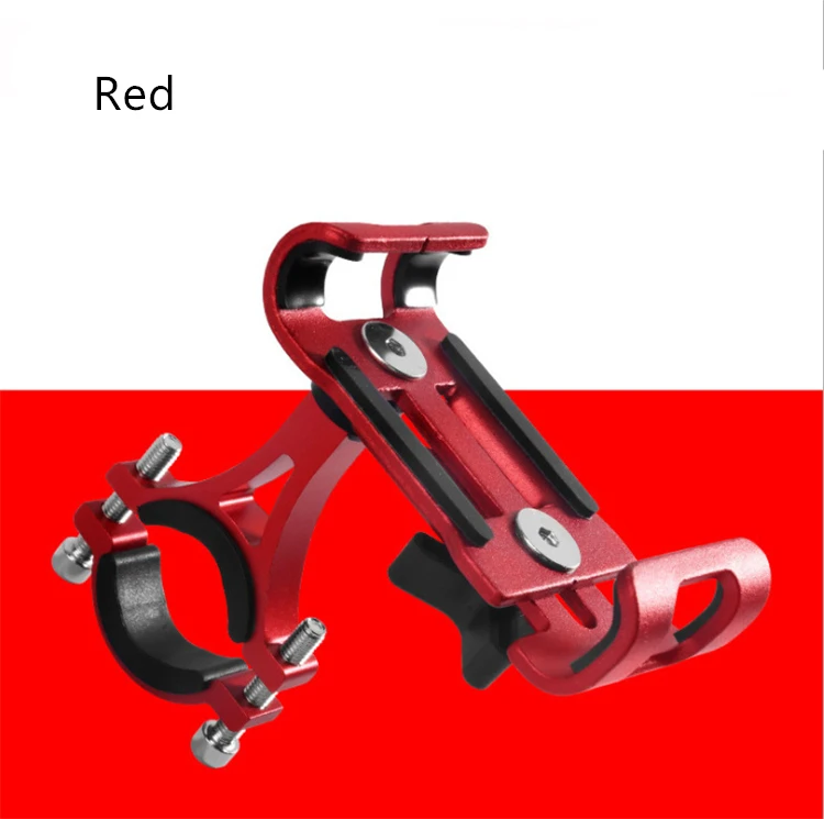 Red 360 Алюминиевый сплав велосипедный держатель для телефона MTB велосипед смартфон gps крепление Bikepacking поддержка Велоспорт на 360 градусов вращающийся кронштейн - Цвет: Red 360
