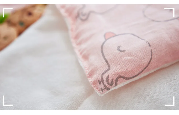 2 четырехслойные летние постельное белье с рисунком Одеяло для малышей детское одеяло моющаяся с кондиционерами Стёганое одеяло для