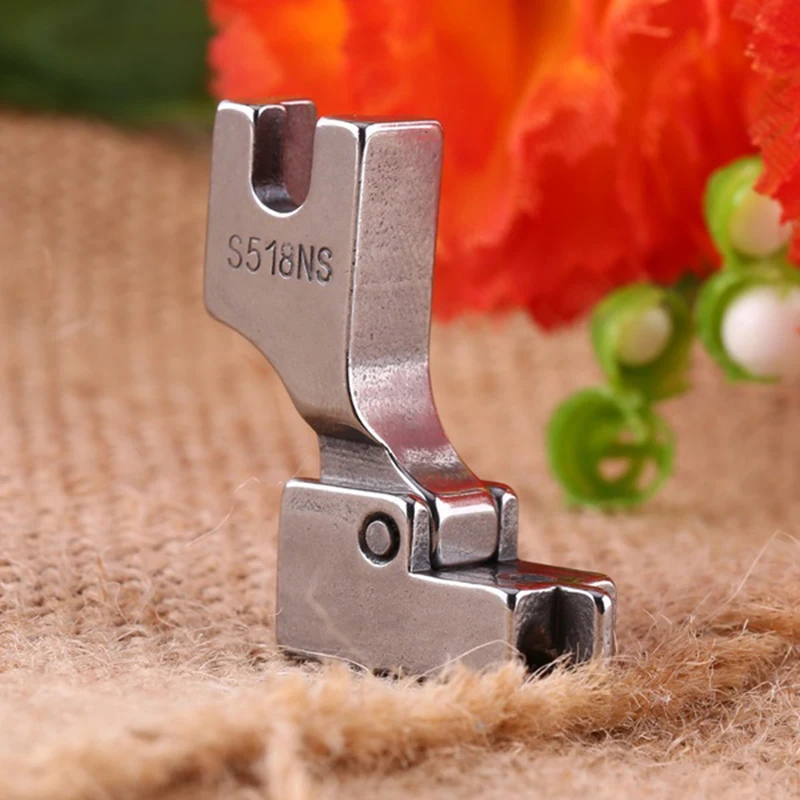 1pc Industrial Flat Bed Sewing Machine Invisible Zipper Presser Foot Replacement