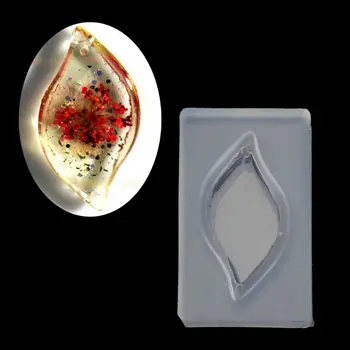 

Leaf Pendant DIY Silicone Mold Resin Casing Craft Jewelry Making Tools Dried Flower Resin Decorative DIY Hand Crafts