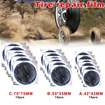 

45Pcs/Set Radial Tire Repairing Round Patch Tubeless Tool Assortment Kits B99