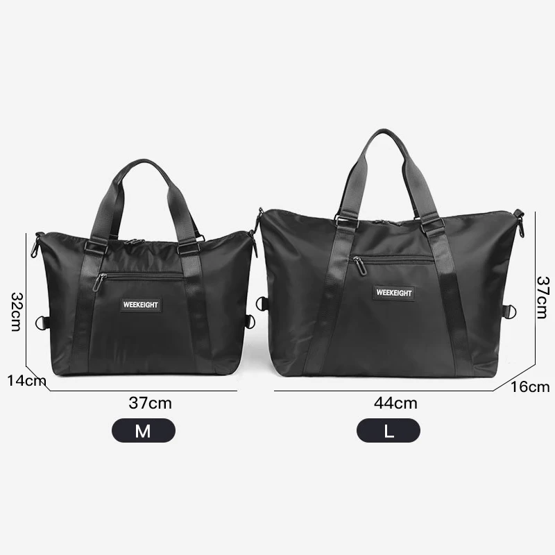 Женская дорожная сумка, портативные сумки, Легкая ручная сумка, большая сумка на одно плечо, водонепроницаемая женская сумка для путешествий XA307WB