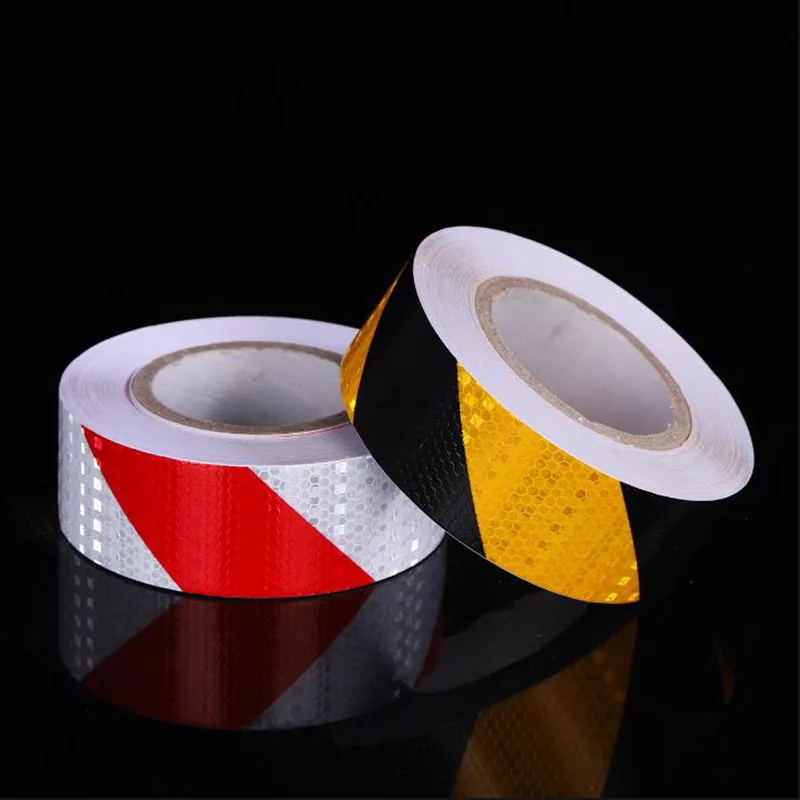 Night Reflective Safety Warning Conspicuity Tape Strip Arrow Sticker 5x300cm 