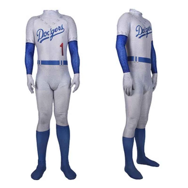 Elton John Dodgers Cosplay Costume Rocketman Baseball Uniform Jumpsuit Hat  Halloween Party Costumes Outfit for Women Men - AliExpress