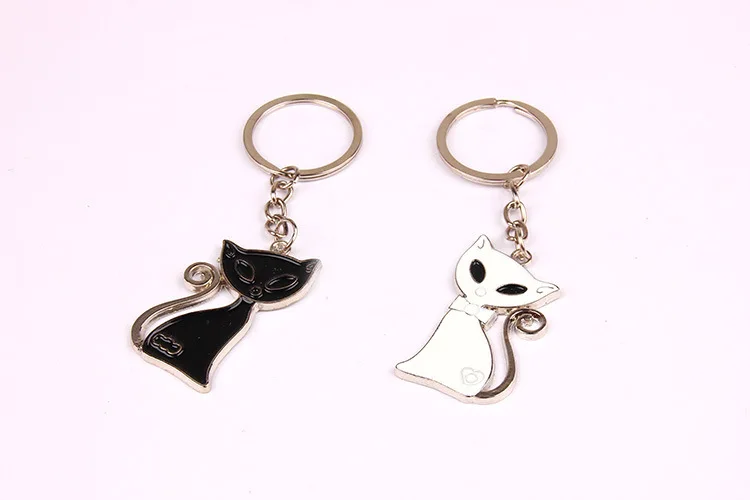 Teacher's Day Gift Couples A Pair of Buckles Creative Gifts Alloy Key Ring Variety Style Can Be Mixed Batch
