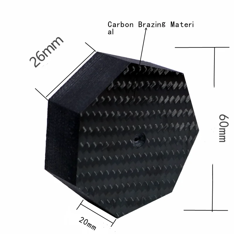 XSSH 20 мм Большой карбоновый 7-боковой кронштейн pad адаптируется к hifi аудио CD усилитель мощности книжный шкаф поворотный стол Подушечка Для стопы шок ab