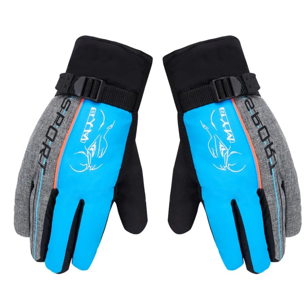 Men winter ski gloves waterproof non-slip outdoor sports warm warm velvet ski snow gloves guantes de nieve para mujer 30S19 (6)